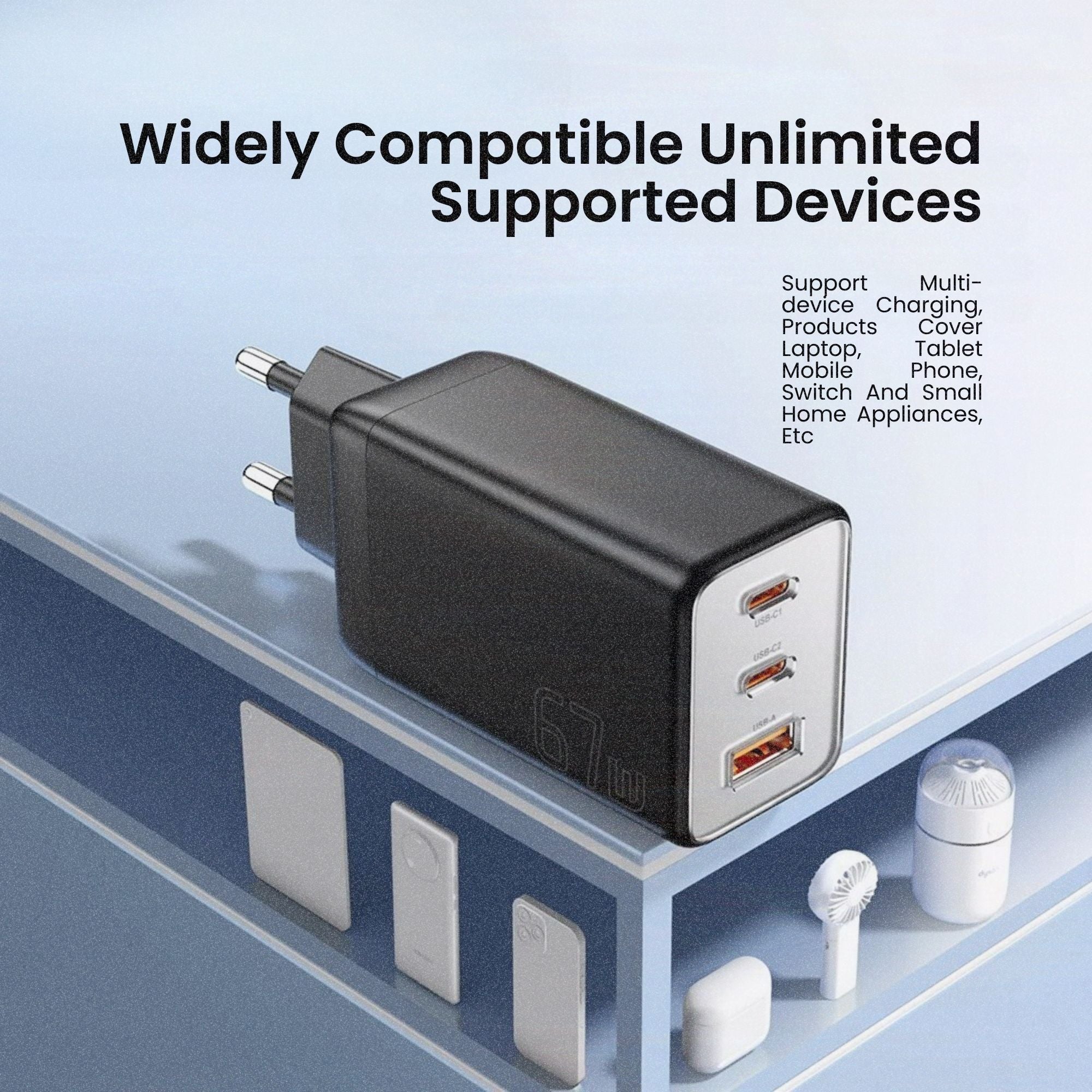 ChargeMate 67W GaN Travel